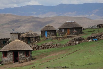 Mountain village in Lesotho. Reverie Zurba/USAID.