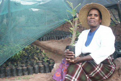 A woman in Lesotho. Stephen Padre/Bread for the World.