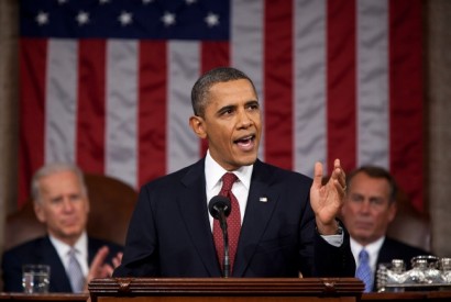 President Obama addressing Congress in 2012. Wikimedia Commons.
