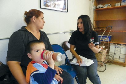 Screening for SNAP eligibility. Photo courtesy of the USDA.