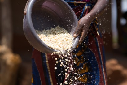  In rural Zambia, USAID programs in partnership with the Zambian government is helping equip villagers with the knowledge of proper nutrients. Joseph Molieri/Bread for the World.