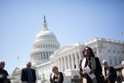 Faith leaders on the U.S. Capitol grounds. Joseph Molieri/Bread for the World.