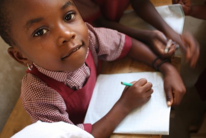 A schoolgirl in Tanzania. Crista Friedli for Bread for the World.