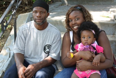 A young family in Washington, D.C. Crista Friedli for Bread for the World.