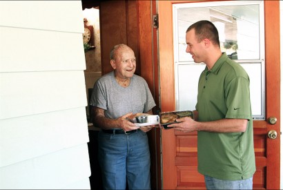 The commission recommends allowing Medicare and Medicaid to fund home-delivered meals for seniors. Lindsay Benson Garrett/Meals on Wheels. 