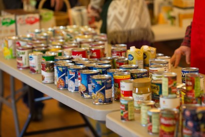 Food pantry at St. George's Episcopal Church in Fredericksburg, Va. Joseph Molieri/Bread for the World.