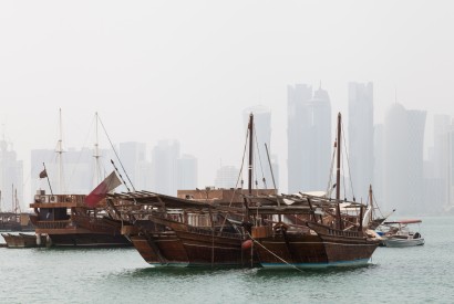 Doha Bay, Qatar. Diego Delso/Wikimedia Commons.