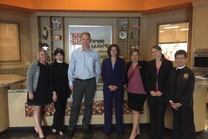 Bread for the World and partners meet with Catherine Cortez Masto, center, a Democratic candidate running for the U.S. Senate in Nevada. Clark Hansen/Bread for the World.