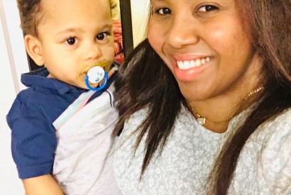 Flor Abad and her son Raymond. Photo courtesy of Flor Abad. 