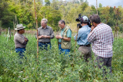 Rick Steves, his crew, and a translator in Guatemala. Rick Steves Europe. 