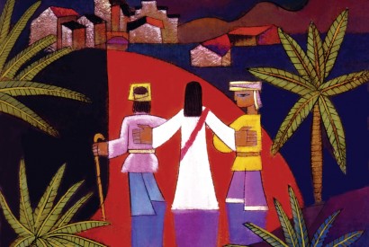 The Road to Emmaus by Chinese artist He Qi