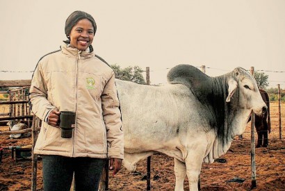 This is Pearl Gaone Ranna working in the ‘field’. Courtesy Pearl Gaone Ranna.