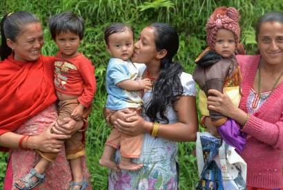 In Nepal, four in 10 children under 5 years old doesn’t reach his or her full potential due to stunting. Photo by Valerie Caldas, Suaahara