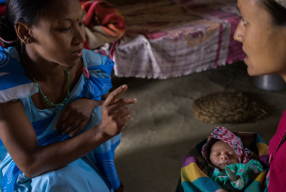 Bread’s main campaign in 2016 is focusing on the nutrition and health of mothers and children around the world.  Photo: USAID