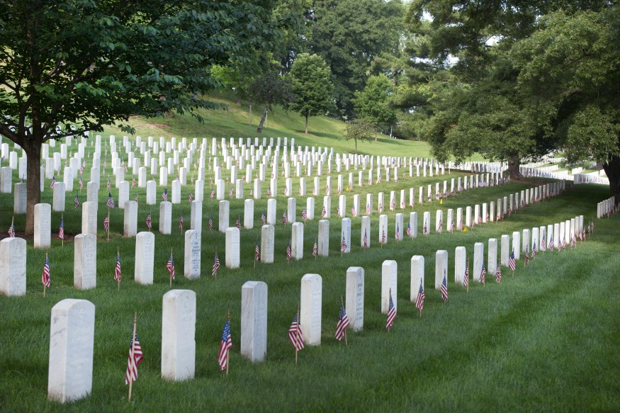Arlington Cemetery on Memorial Day. Photo courtesy of the U.S. Department of Defense via Wikimedia Commons.