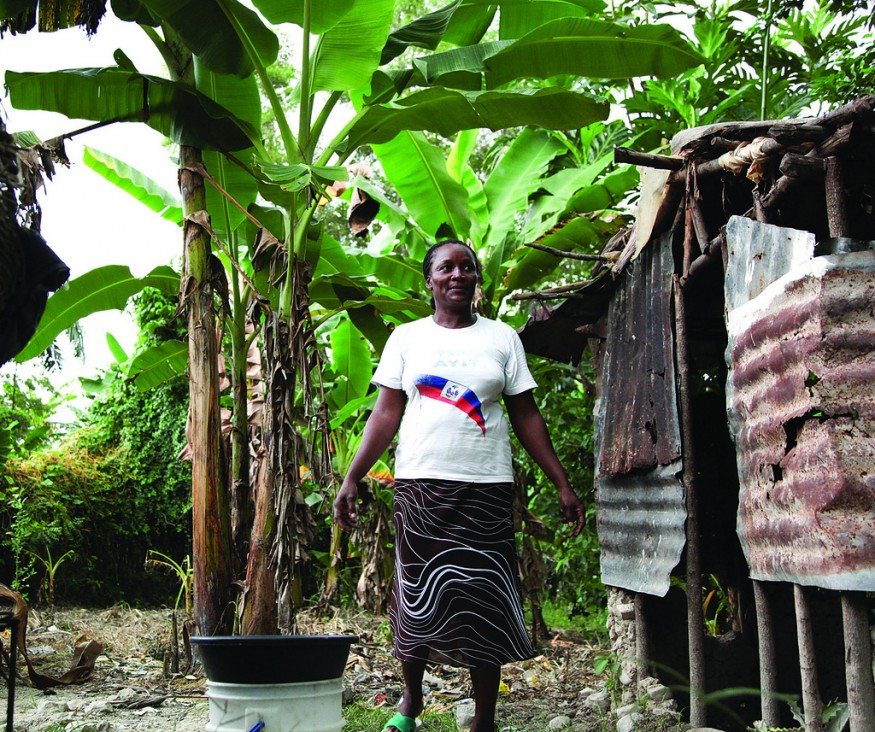 Rosemene operates a small store outside her home in Mirebalais, Haiti. Photo: Laura Pohl / Bread for the World