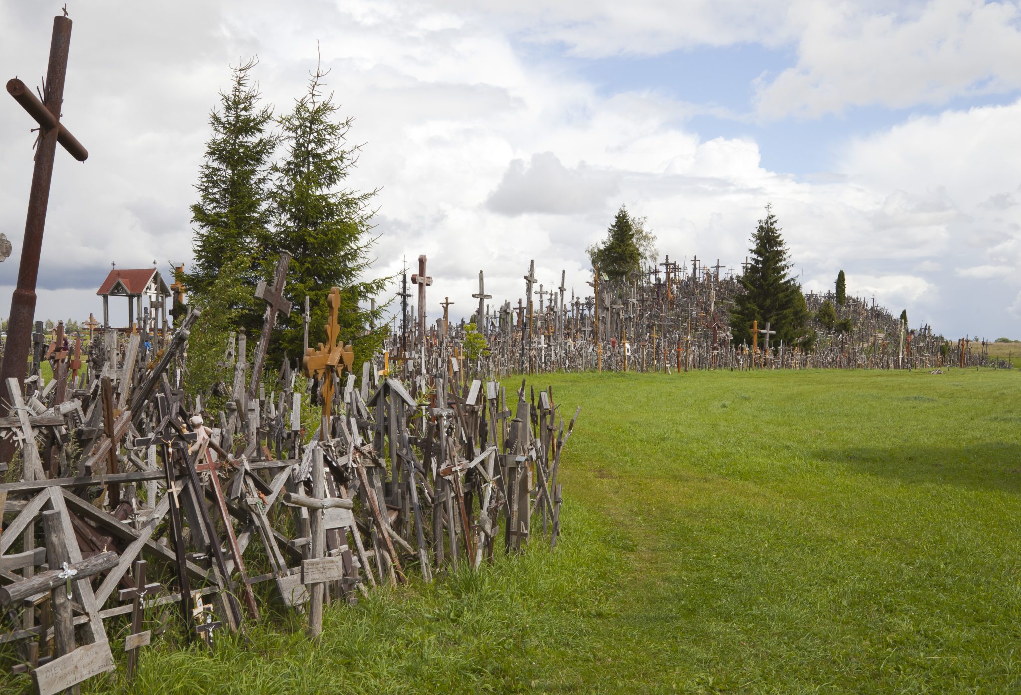 Photo caption: Hill of Crosses in northern Lithuania. Wikimedia Commons.