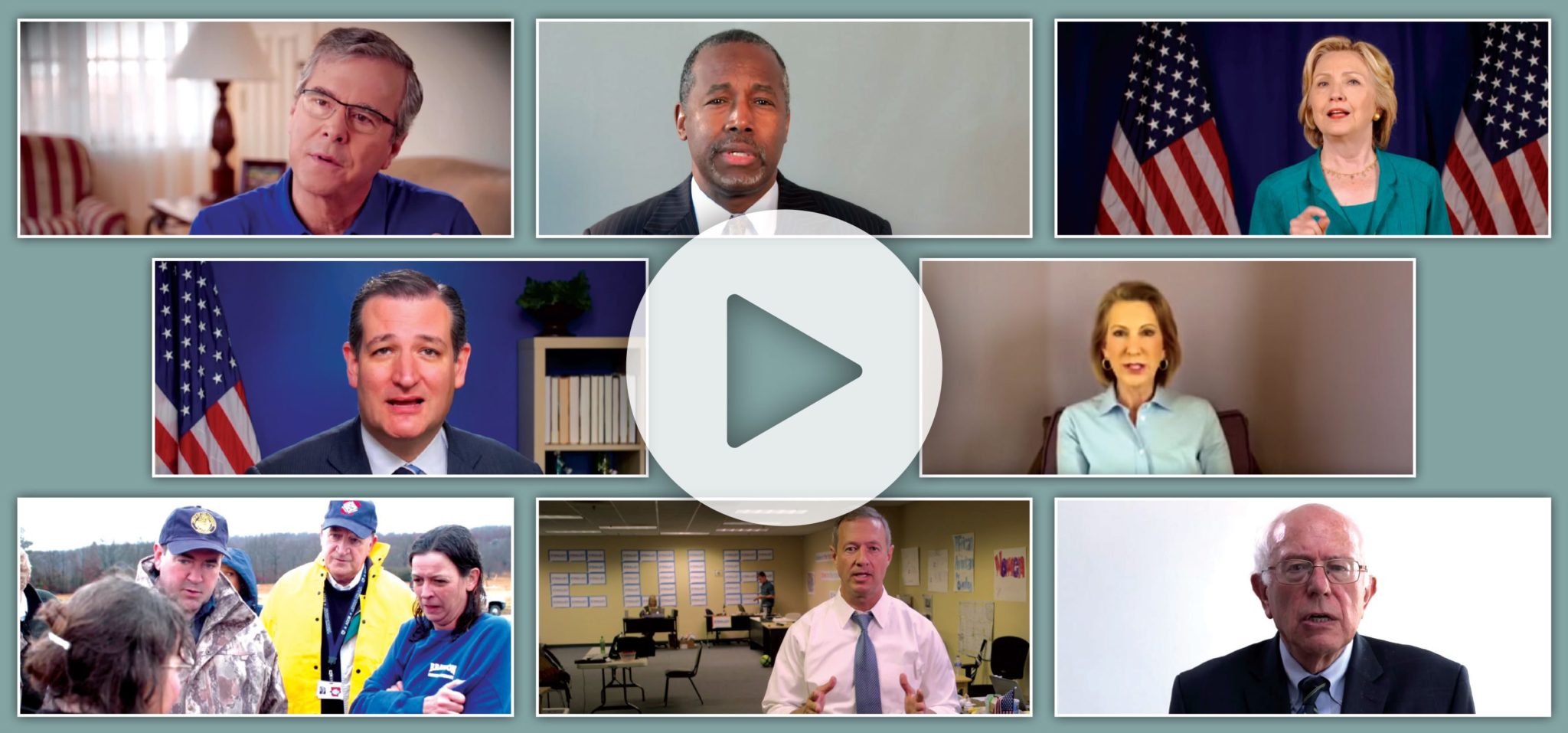 What does your candidate say about hunger? Graphic by Doug Puller / Bread for the World