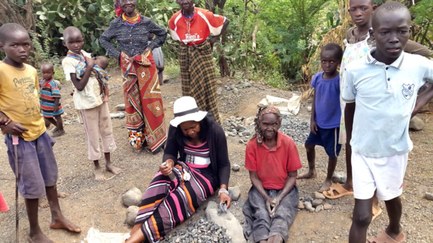 Ms. Wabwire, grandma Rose and other community members in Marigat. Photo: Bread for the World Institute