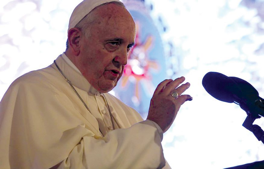 Pope Francis. Photo from Wikimedia Commons.