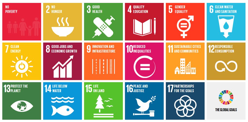 The 2030 Agenda for Sustainable Development includes a set of 17 Sustainable Development Goals (SDGs) to end hunger and poverty.