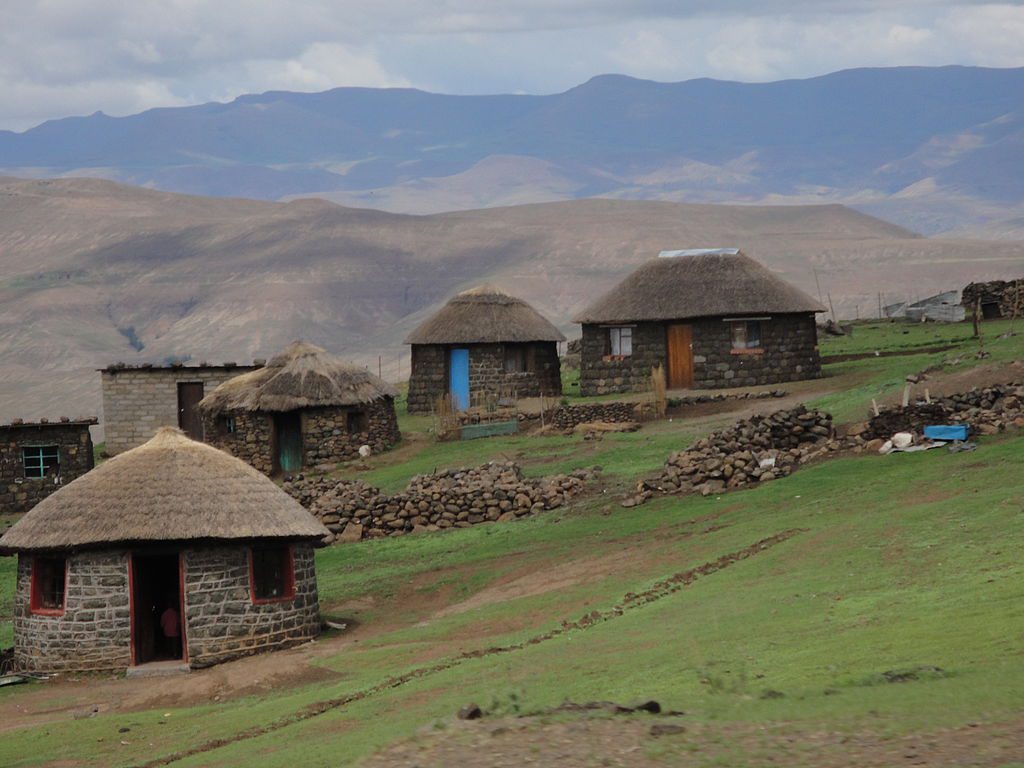 Mountain village in Lesotho. Reverie Zurba/USAID.