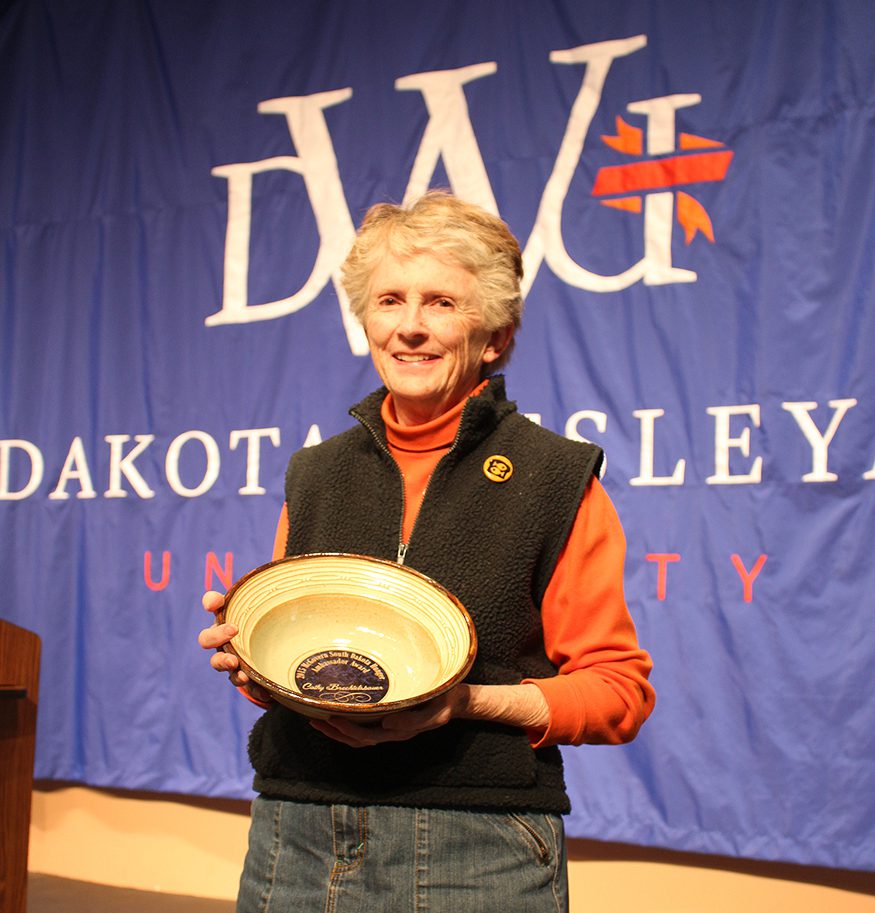 Bread member Cathy Brechtelsbauer. Photo courtesy of Dakota Wesleyan University.
