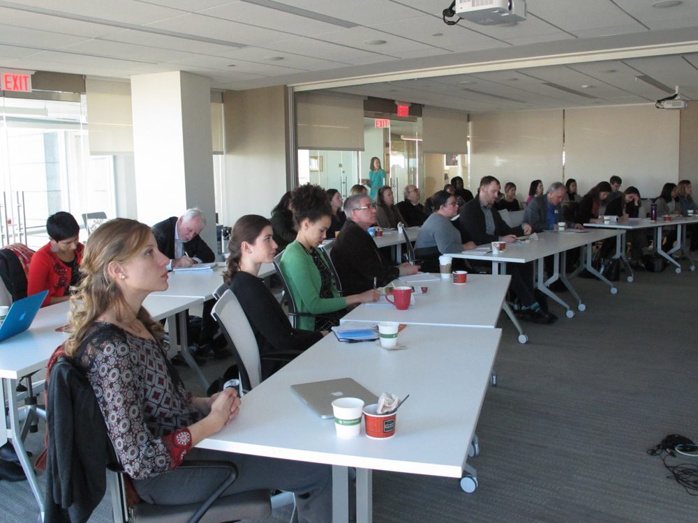 Attendees at a forum about social protection and hunger at Bread for the World. Joseph Molieri/Bread for the World.