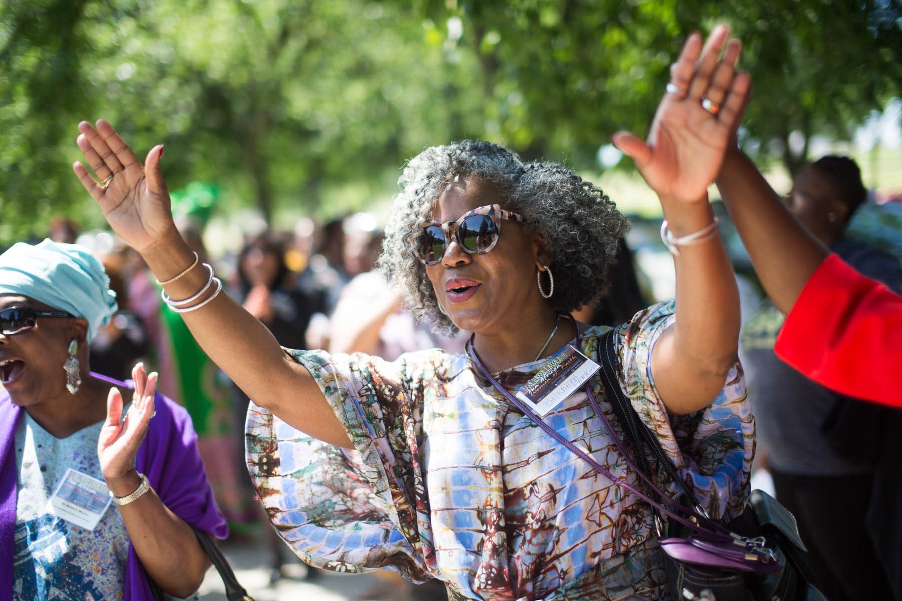 Pan-African women on their pilgrimage through Washington, D.C. Joseph Molieri/Bread for the World.