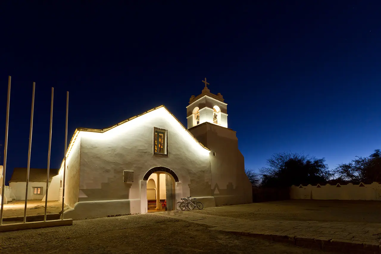 Church of San Pedro de Atacama is the second oldest church in Chile. Wikimedia Commons.