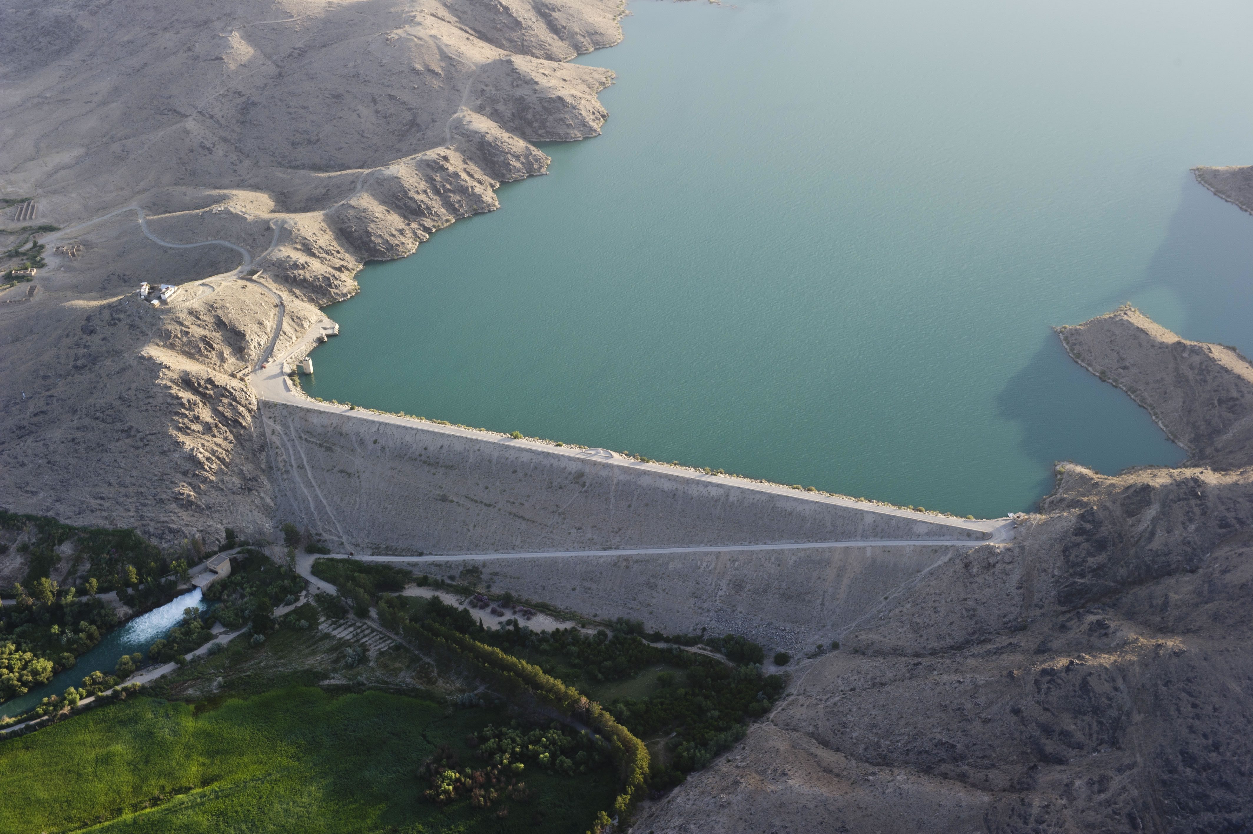 Dahla Dam in Kandahar Province in Afghanistan. Wikimedia Commons.