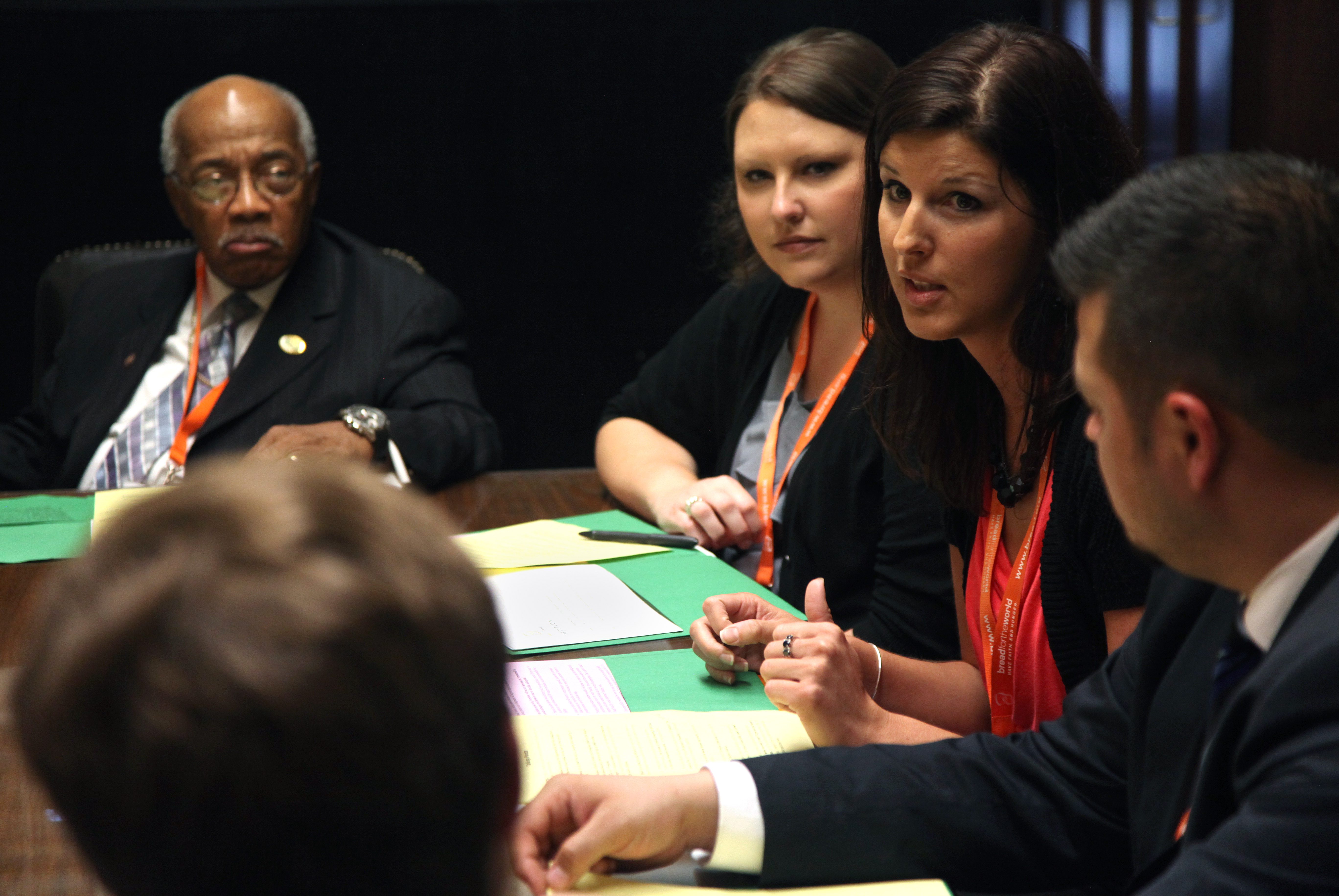 Bread for the World members lobby Congress to make ending hunger a top priority for government. Photo: Joe Molieri / Bread for the World