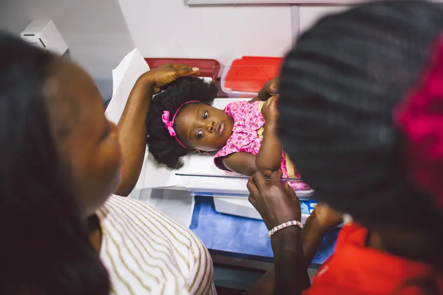Soliah recently visited the WIC mobile clinic so her daughter could get a checkup. Joseph Terranova for Bread for the World.