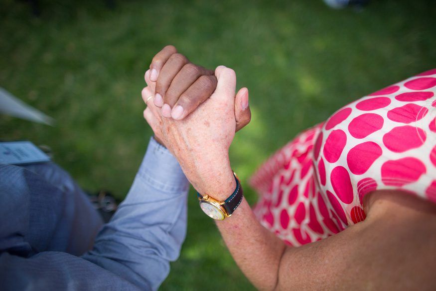 On Capitol Hill, an inter-faith prayer vigil protests the GOP healthcare bill. Photo: Bread for the World