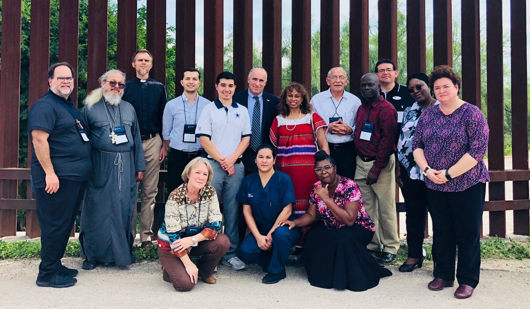 Delegation convened by Christian Churches Together visiting the U.S.-Mexico border.