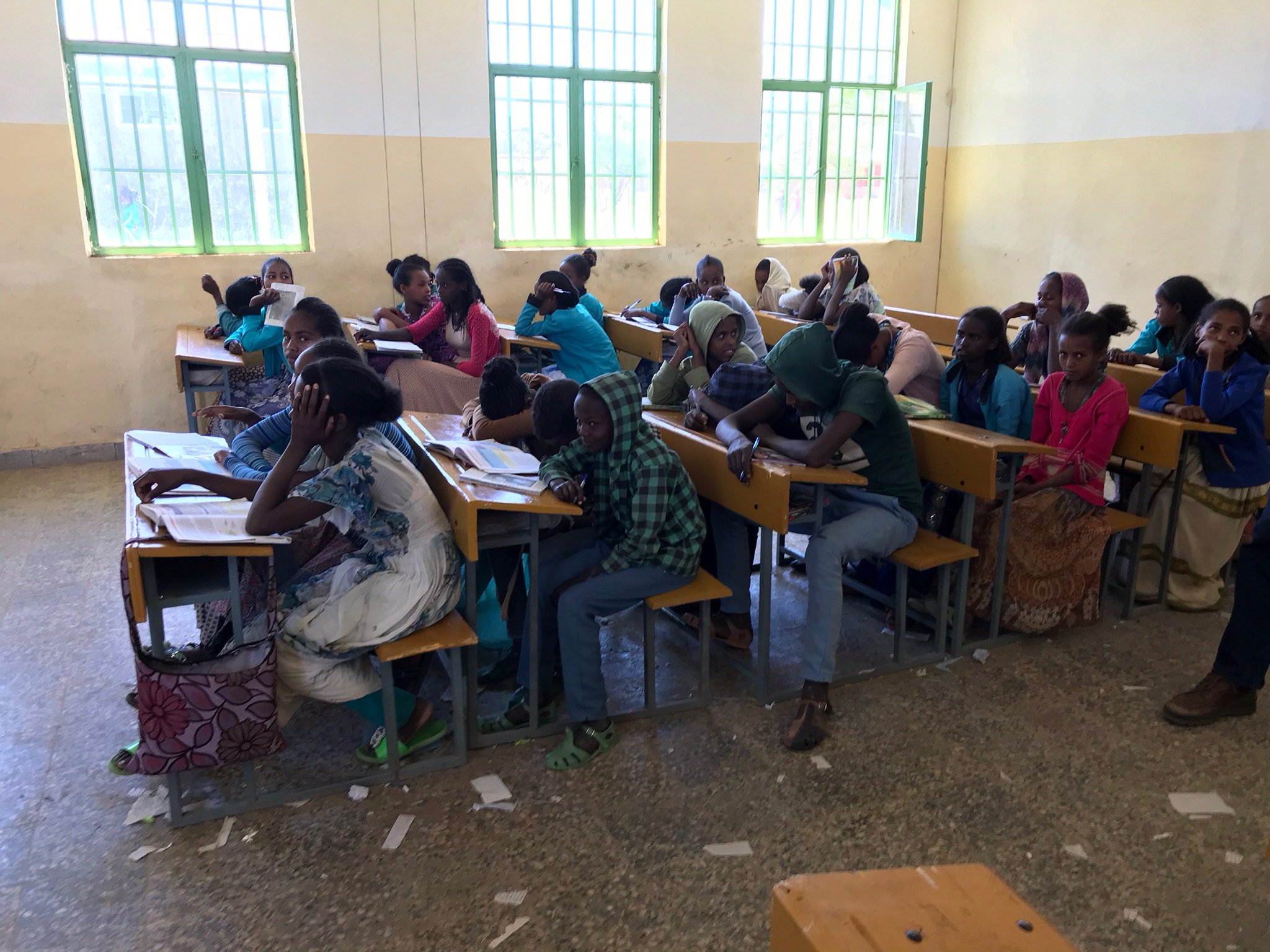 Relief Society of Tigray-sponsored school in Ethiopia. Photo courtesy of David Beckmann.
