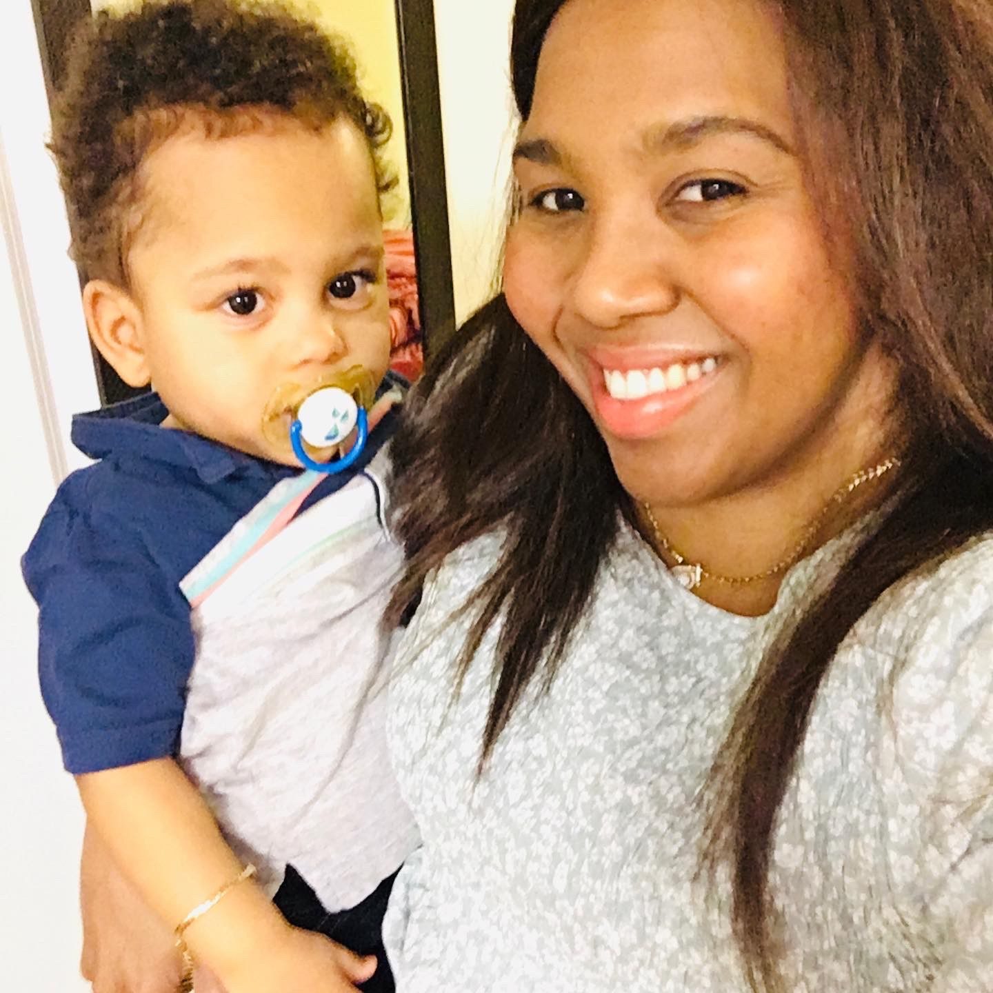 Flor Abad and her son Raymond. Photo courtesy of Flor Abad.