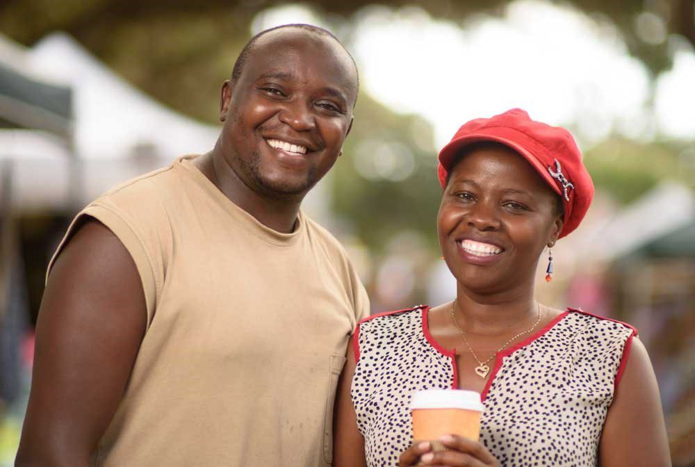 Martin Kabaki and Purity Gikunju.